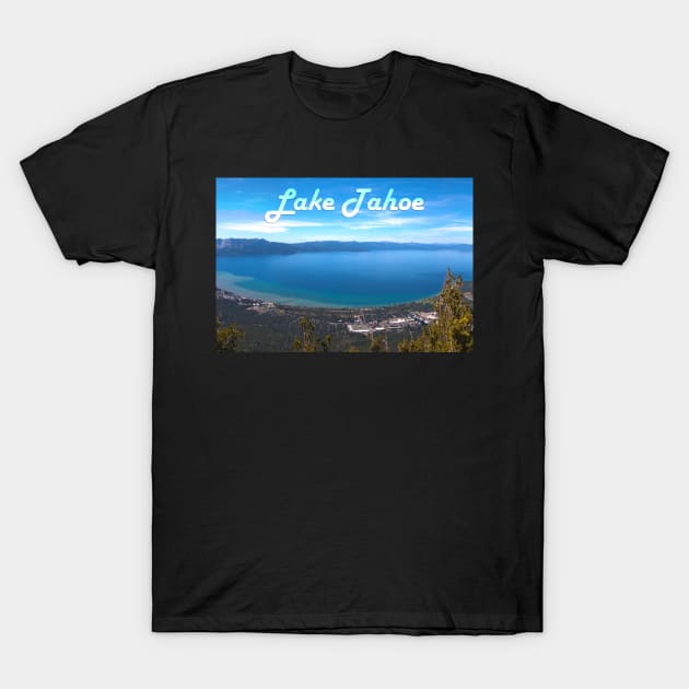 Lake Tahoe Panorama T-Shirt by BraaiNinja